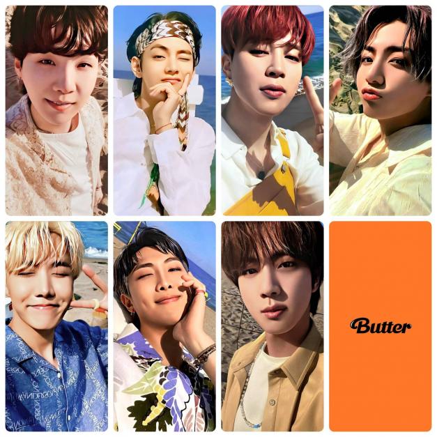 BTS Butter Peaches Album Photocards | Stay DeLulu!