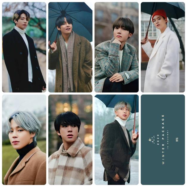 BTS Winter package 2020 Postcards | Stay DeLulu!