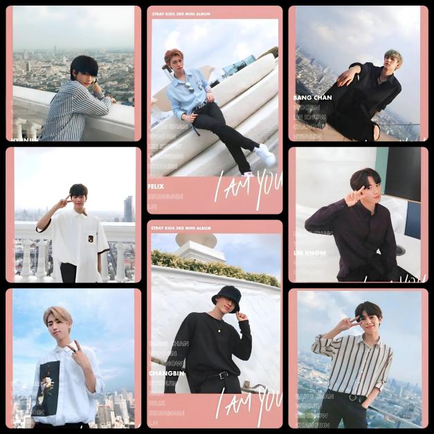 StrayKids  I am you ポラロイド アイエン I.N Stray Kids I Am YOU album official Photocard Pink Polaroid