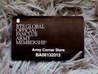 BTS - Global Official Fanclub ARMY Membership Cards