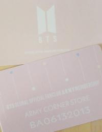 BTS - Global Official Fanclub ARMY Membership Cards