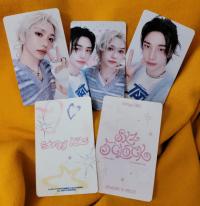 Stray Kids - 5 o'clock Fan meeting Day 1 Fan Zone Photocards