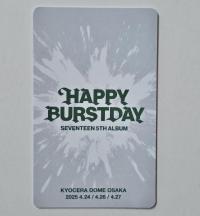 Mingyu : Happy Burstday Various Photocards 