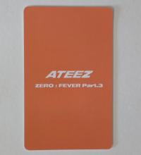 Ateez : Seonghwa - Zerofever Part3 ver 4 Everline Photocards