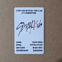 STRAY KIDS : 0th Generation Fan Club Membership Cards