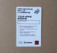STRAY KIDS : 0th Generation Fan Club Membership Cards
