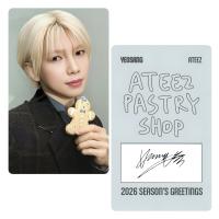 ATEEZ : Seasons Greetings 2026 : Pastry Shop Set A Cookie Photocards