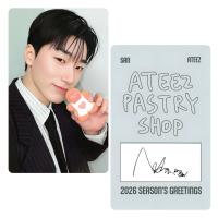 ATEEZ : Seasons Greetings 2026 : Pastry Shop Set A Cookie Photocards