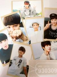 BTS Seasons Greetings 2014 1st Fan club Diary Photocards 