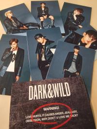 BTS Dark & Wild 2014 Photocards