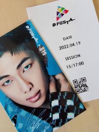 BTS - D Festa Photo Tickets