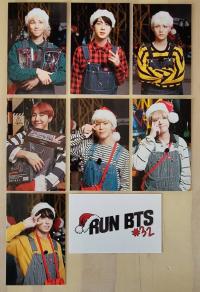 Run BTS - episode 32 Christmas Photocards