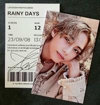 V - Layover : Purple Photocard Set