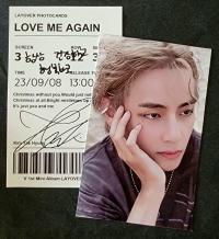 V - Layover : Blue Photocard Set