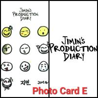 Jimin's Production Diary Photo Cards