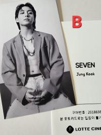 Jungkook - Lotte Cinema Photocard Collection