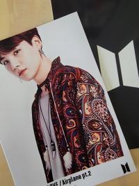BTS - Fake Love Airplane Pt.2 Japan Postcards 2018