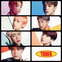 BTS - Fake Love-Airplane 2 Shibuya Tower Records Photocard Set