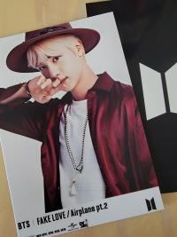 BTS - Fake Love Airplane Pt.2 Japan Postcards 2018