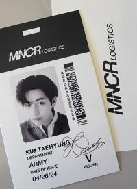 BTS - Monochrome MNCR ID Badge Photocards