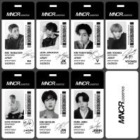 BTS - Monochrome MNCR ID Badge Photocards