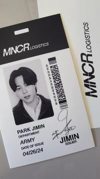 BTS - Monochrome MNCR ID Badge Photocards