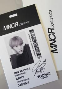BTS - Monochrome MNCR ID Badge Photocards