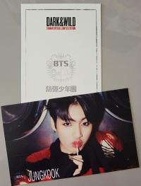 BTS - Dark & Wild Taiwan Special Edition Photo cards *Extremely