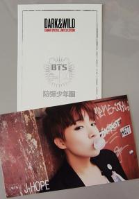 BTS - Dark & Wild Taiwan Special Edition Photo cards *Extremely Rare* Set B