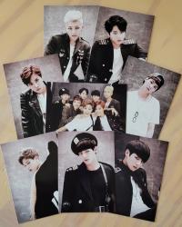 BTS - Red Bullet Hello Session Postcards