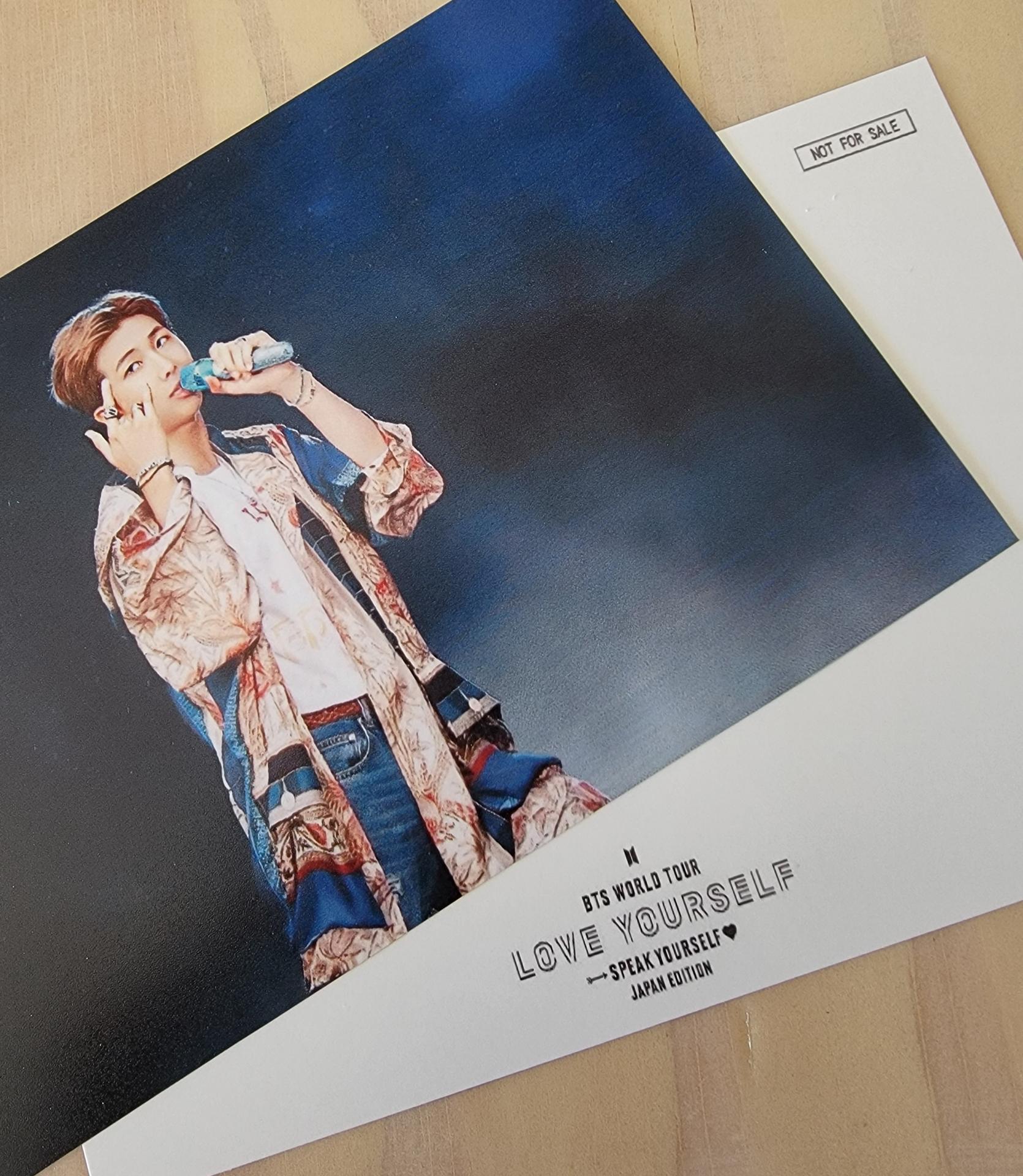 BTS - Love Yourself Speak Yourself Japan F.C Benefit Post Card