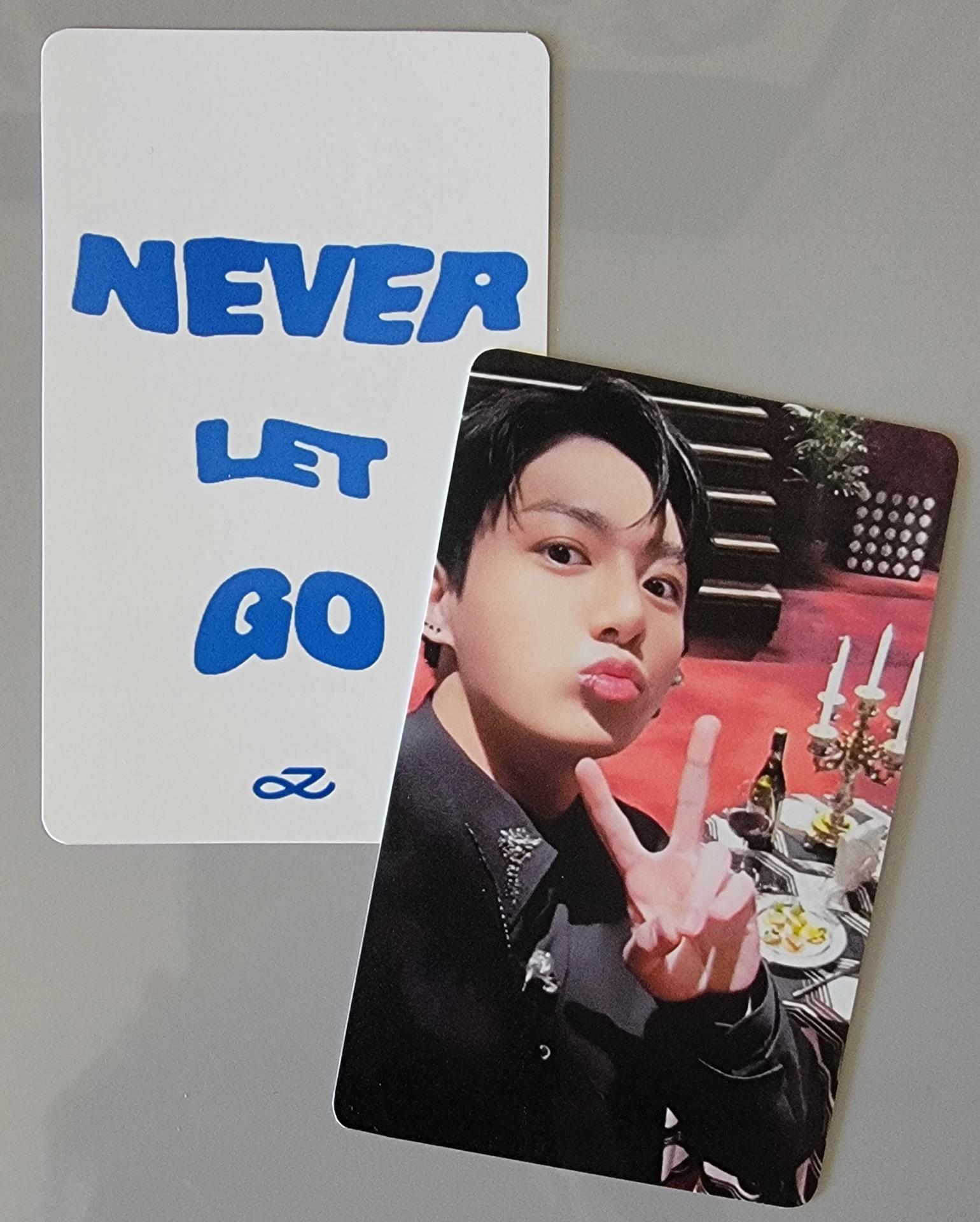 Jungkook - Never Let Go WV Raffle Photo Cards