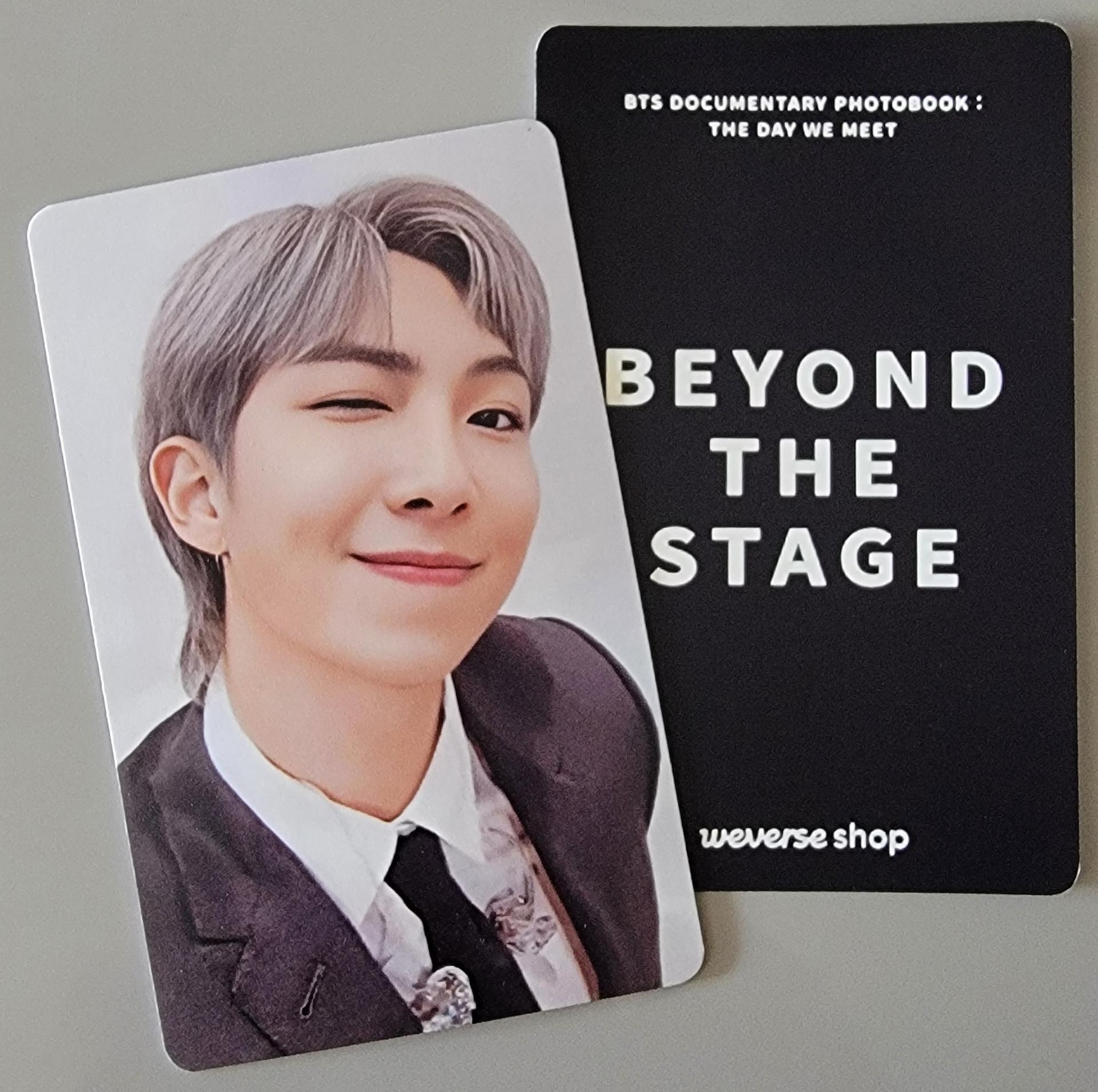 BTS - Beyond The Stage Photobook WV Special Event photocards