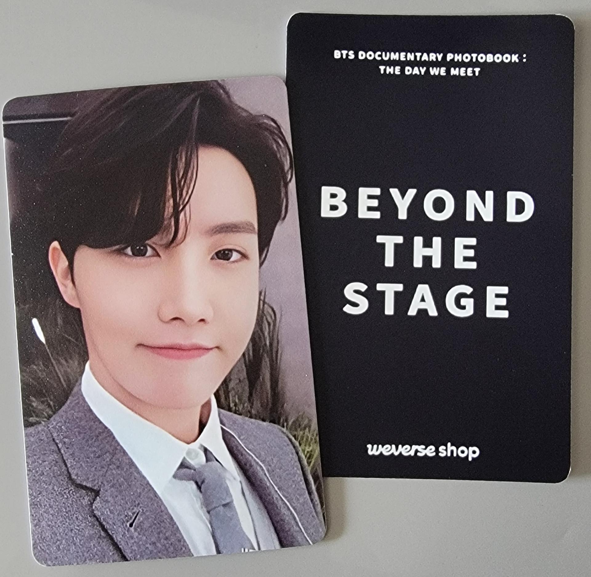 BTS - Beyond The Stage Photobook WV Special Event photocards