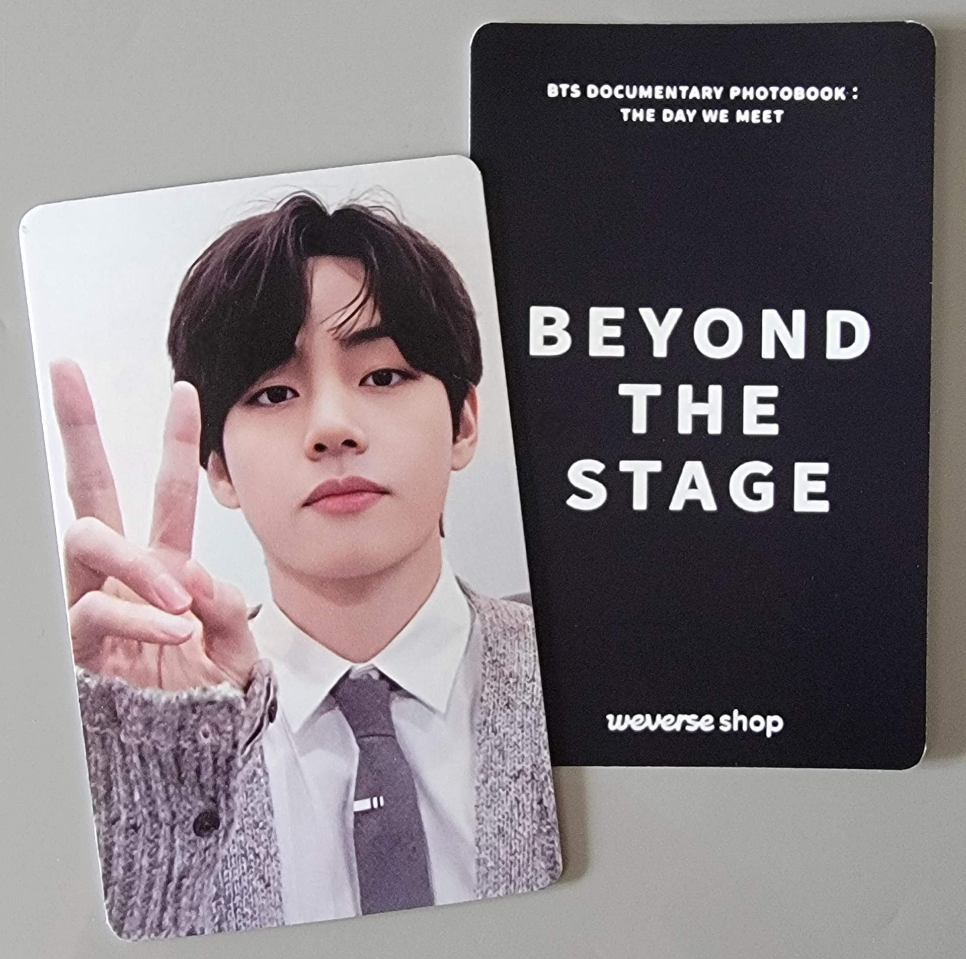 BTS - Beyond The Stage Photobook WV Special Event photocards