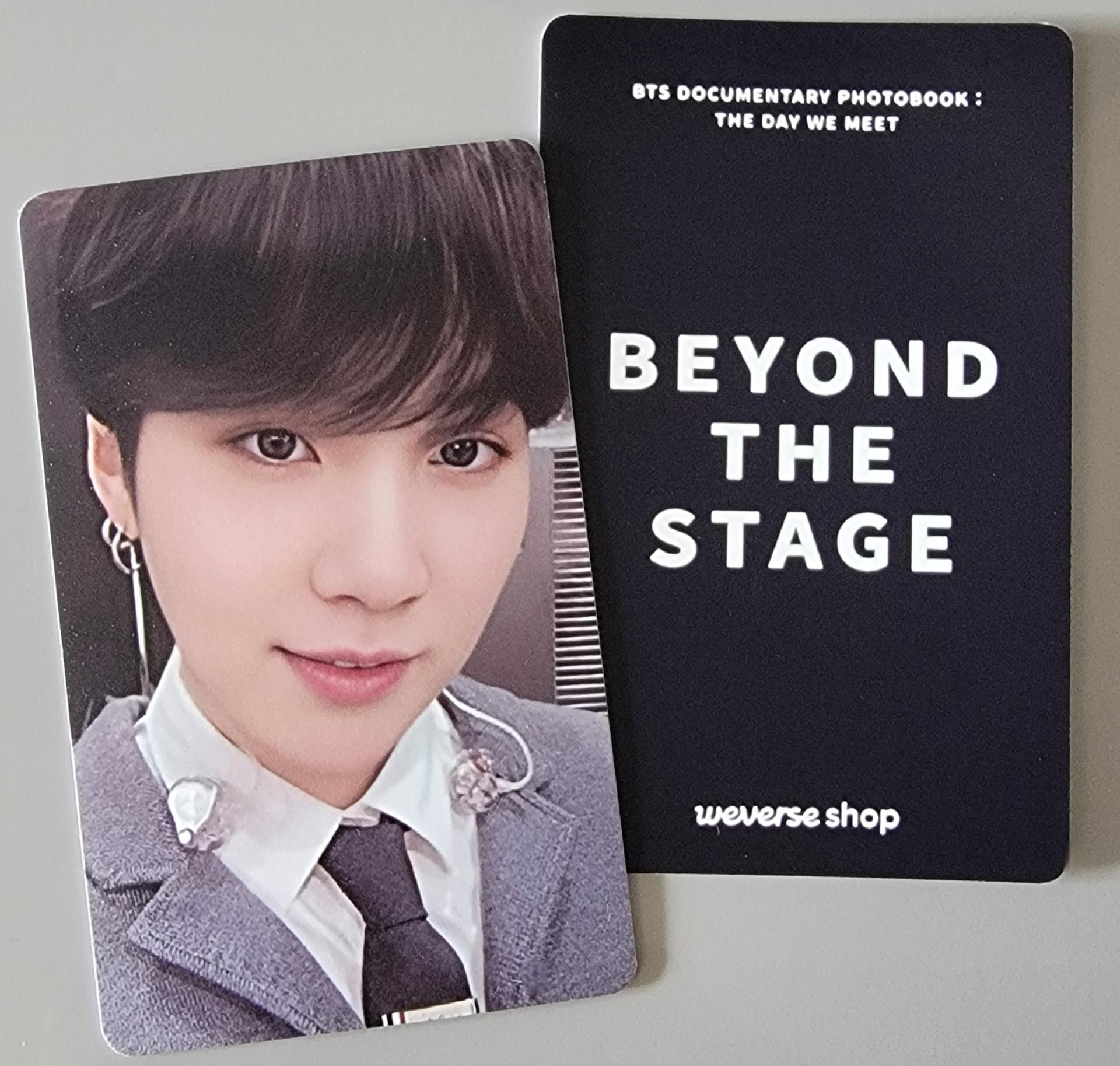BTS - Beyond The Stage Photobook WV Special Event photocards