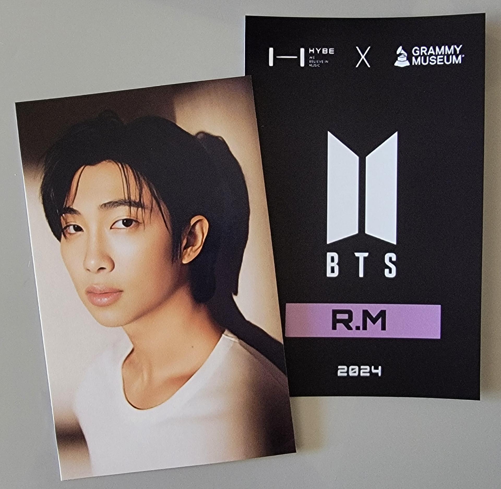 BTS X Grammy Museum Exhibition Photo Cards | Stay DeLulu!