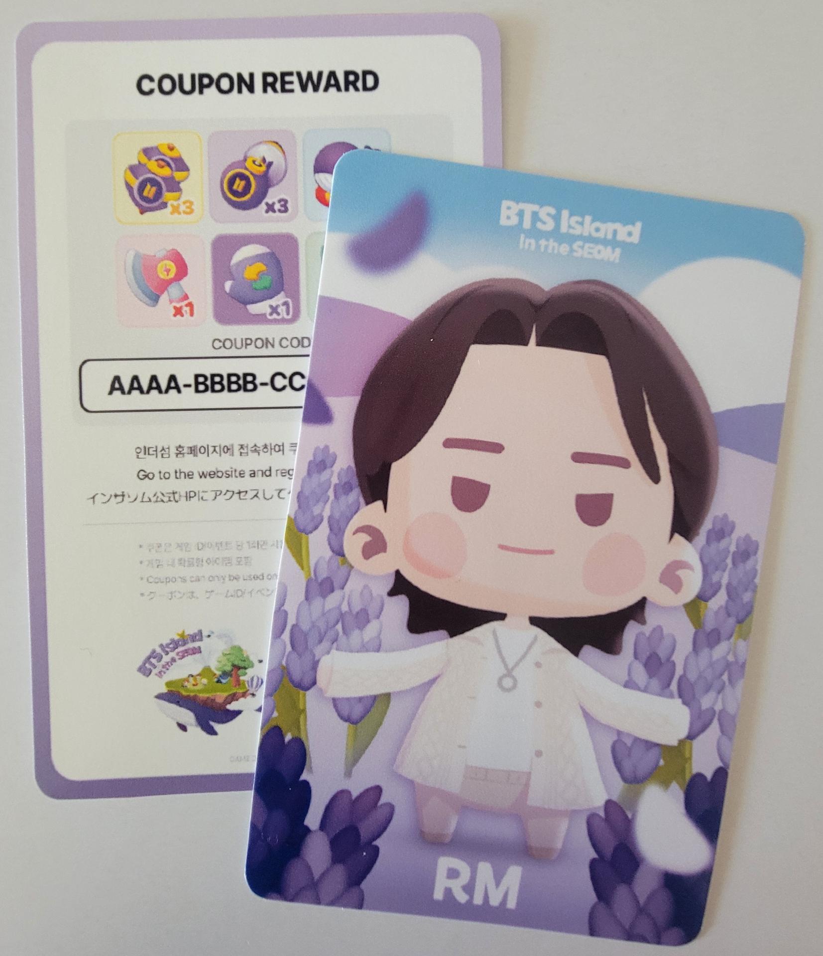 BTS Island Ver 2 Solo Photocards