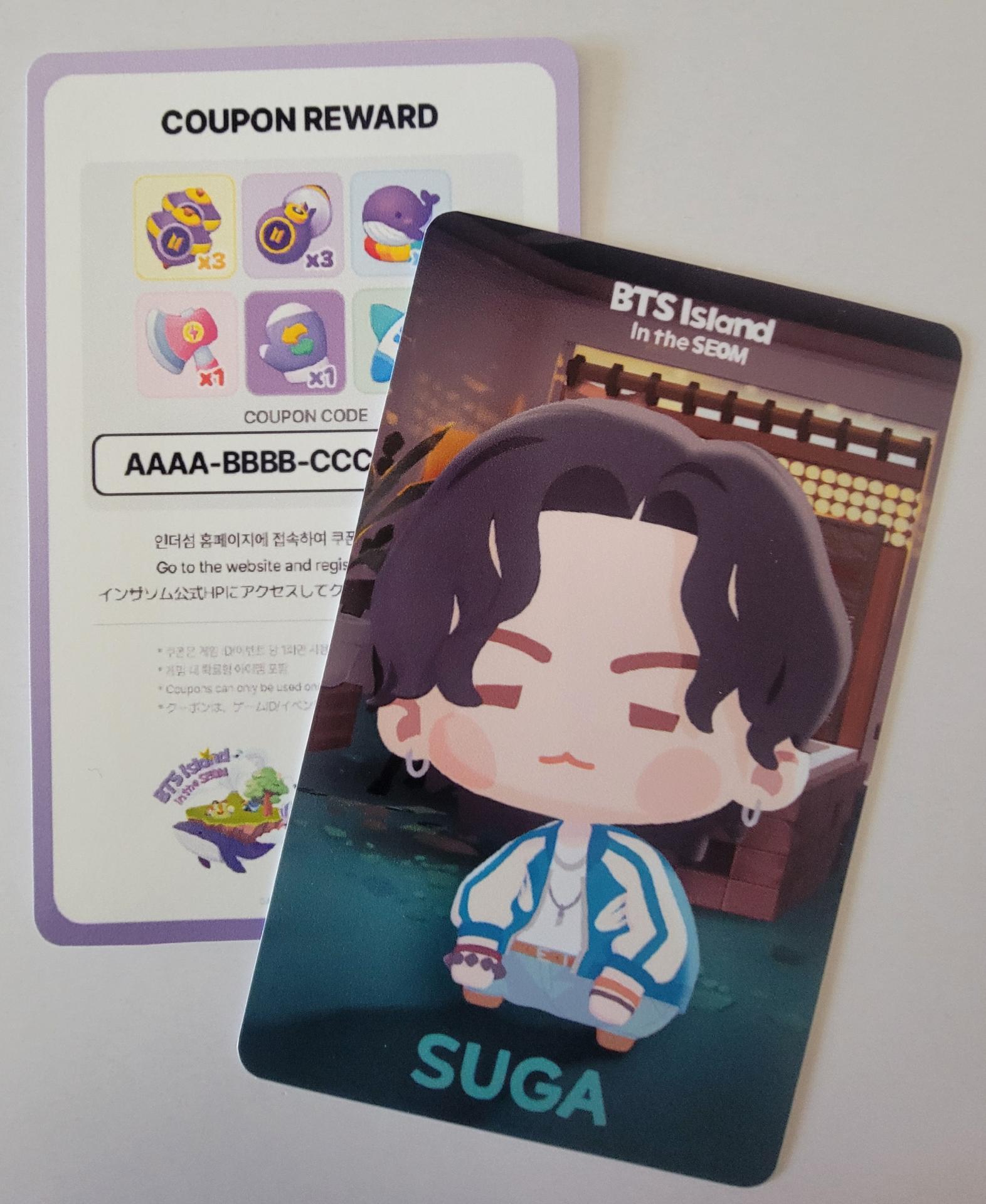 BTS Island Ver 2 Solo Photocards