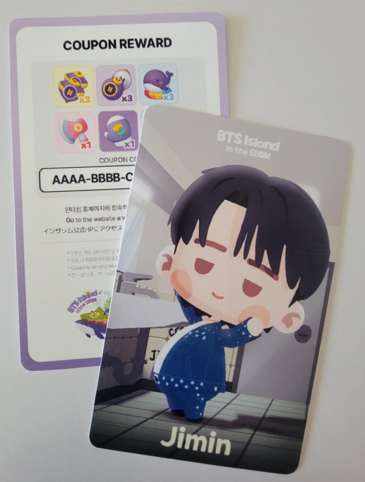 BTS Island Ver 2 Solo Photocards