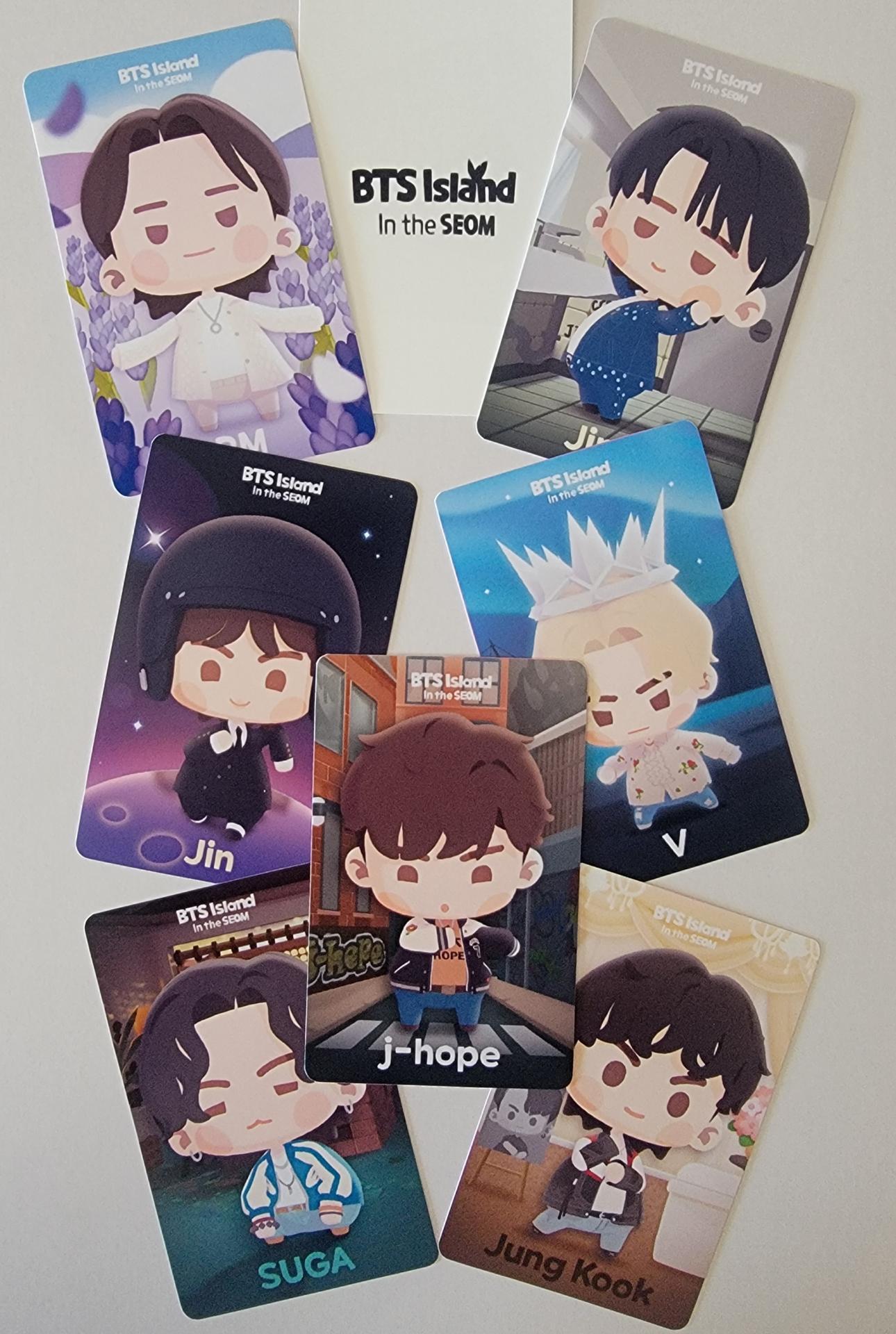 BTS Island Ver 2 Solo Photocards