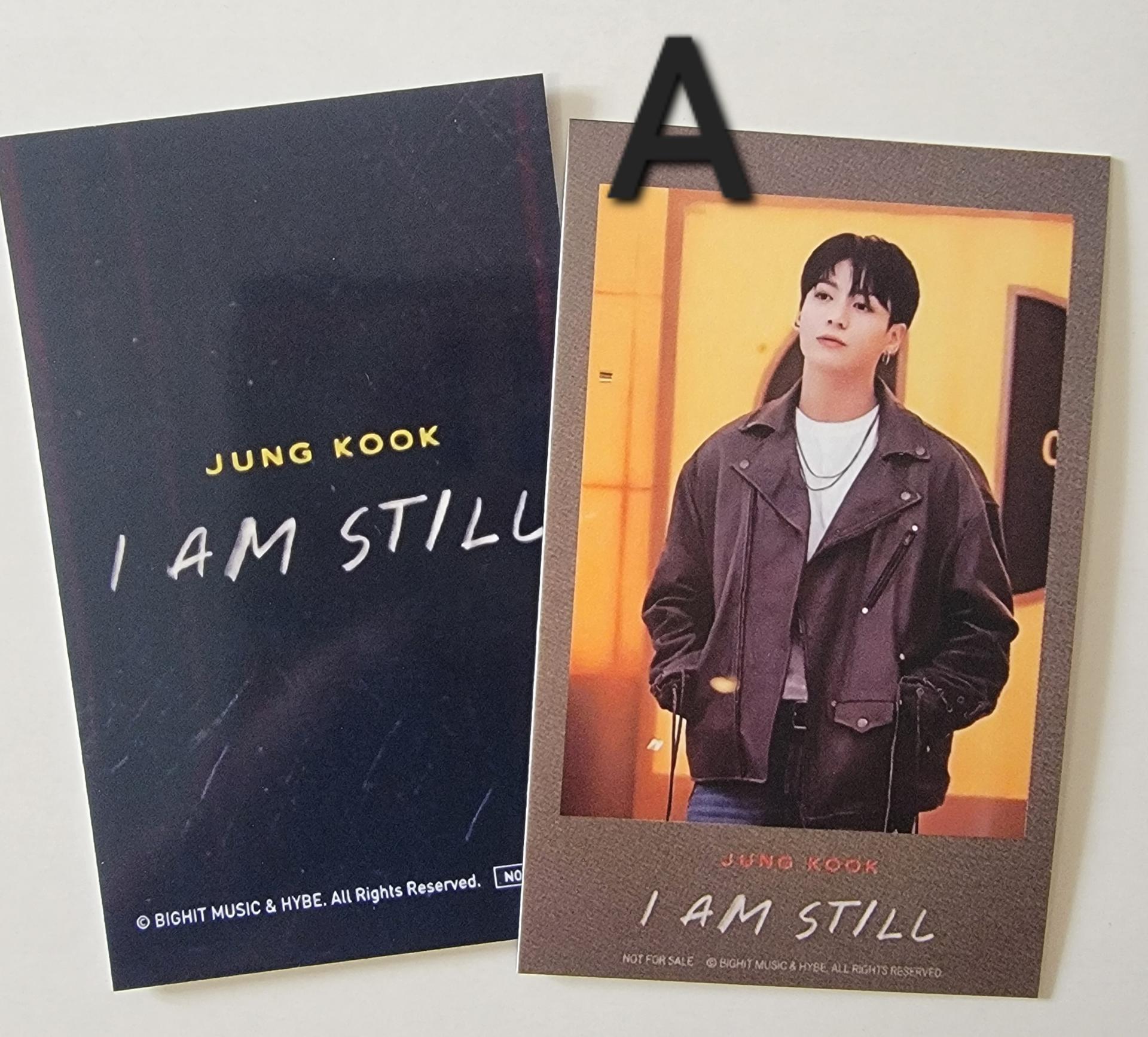Jungkook : I am Still - Cheki Popcorn Cards 