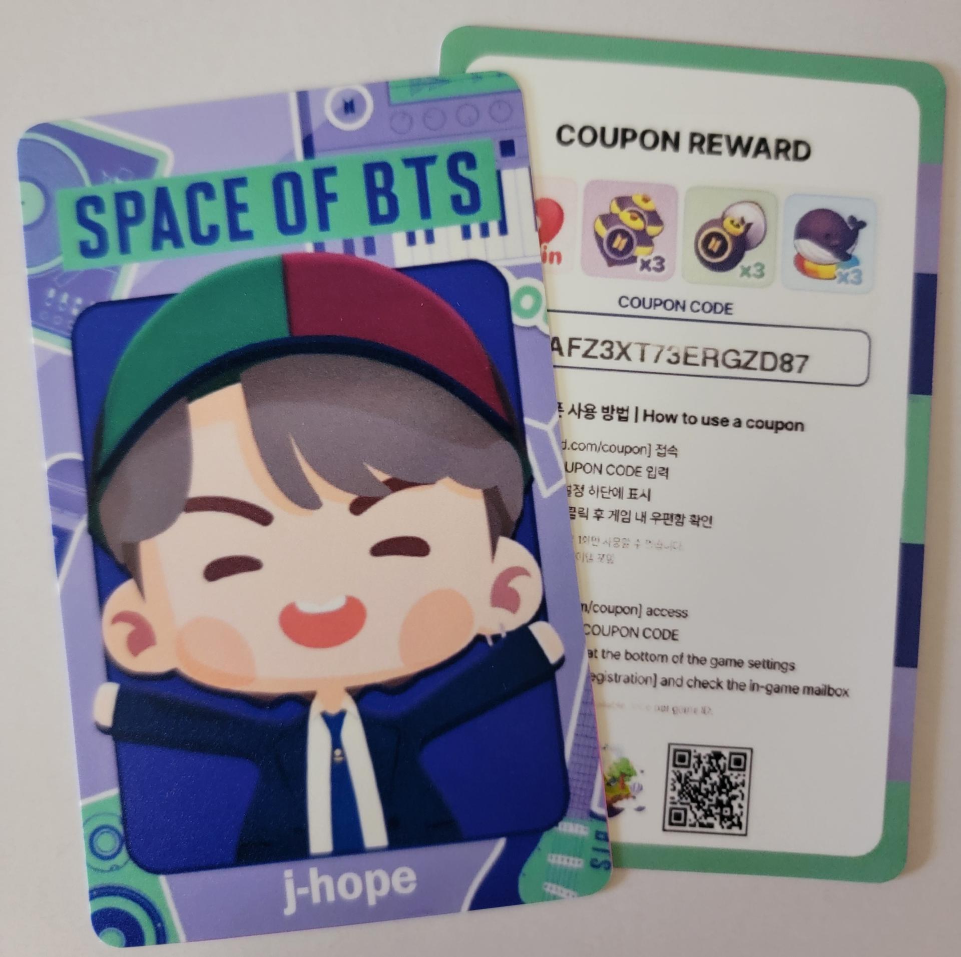 BTS Island Space of BTS Photocards