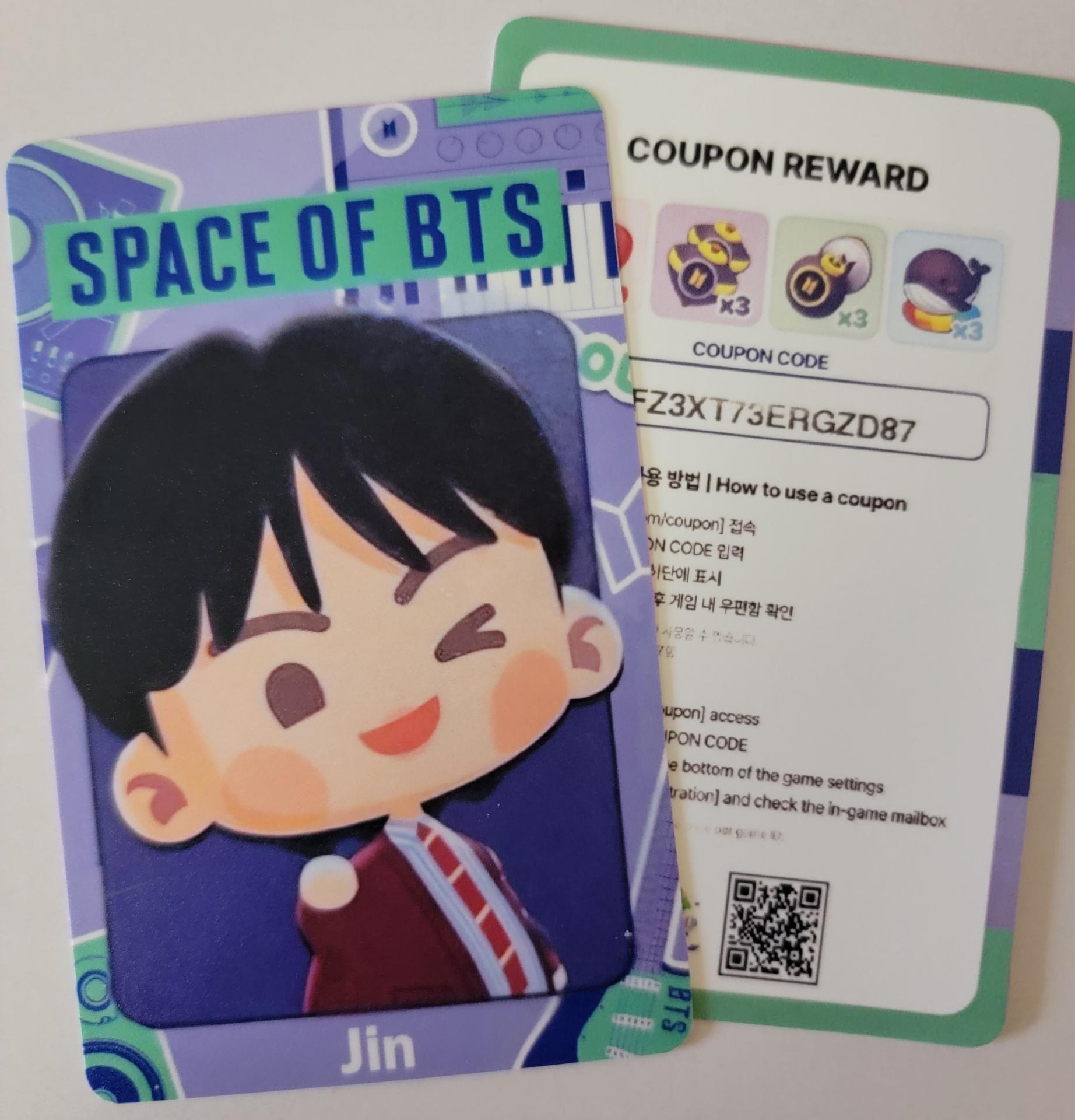 BTS Island Space of BTS Photocards