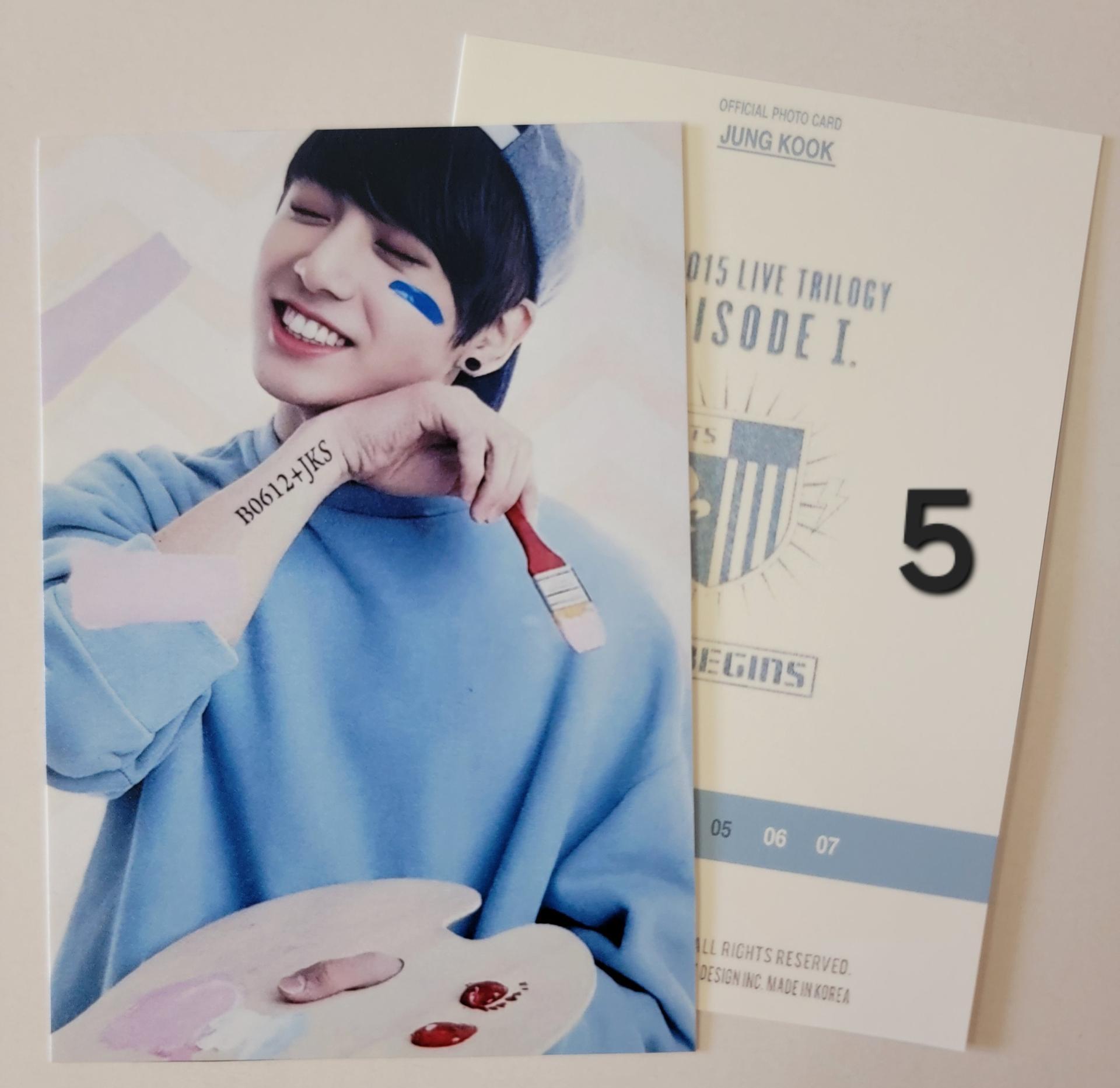 BTS Begins Mini Photo Cards - Jungkook