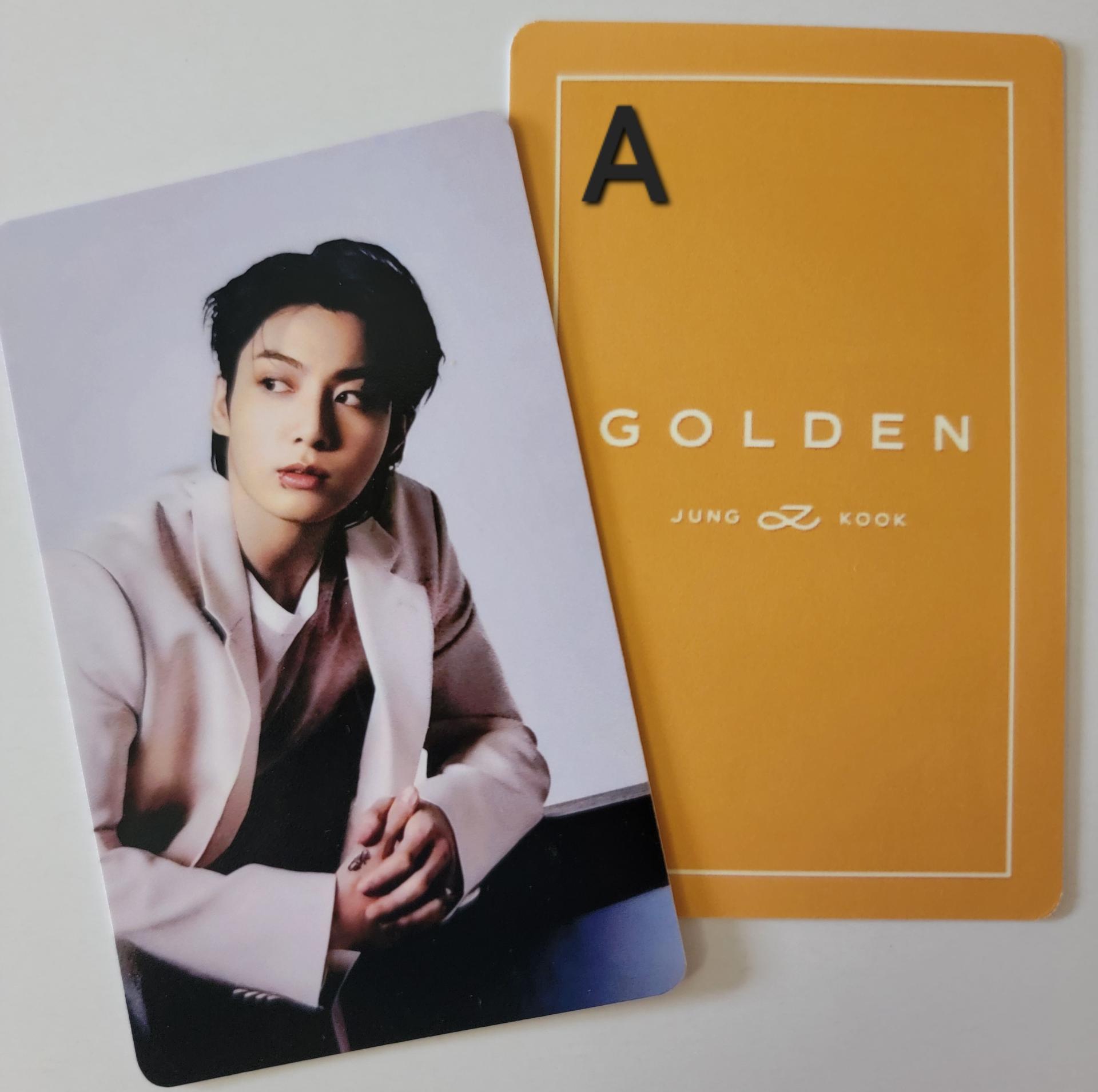Jungkook : Golden - Vinyl Album Photo Cards | Stay DeLulu!