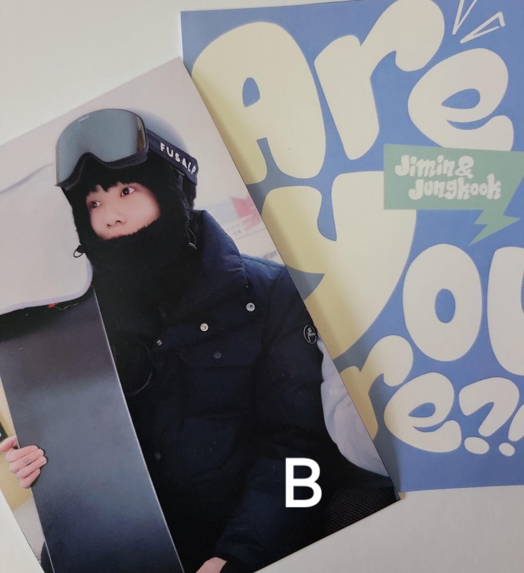 BTS  - Are You Sure - Jimin & Jungkook Postcards