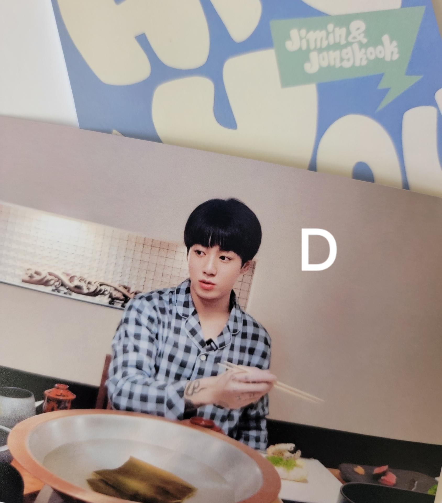 BTS  - Are You Sure - Jimin & Jungkook Postcards