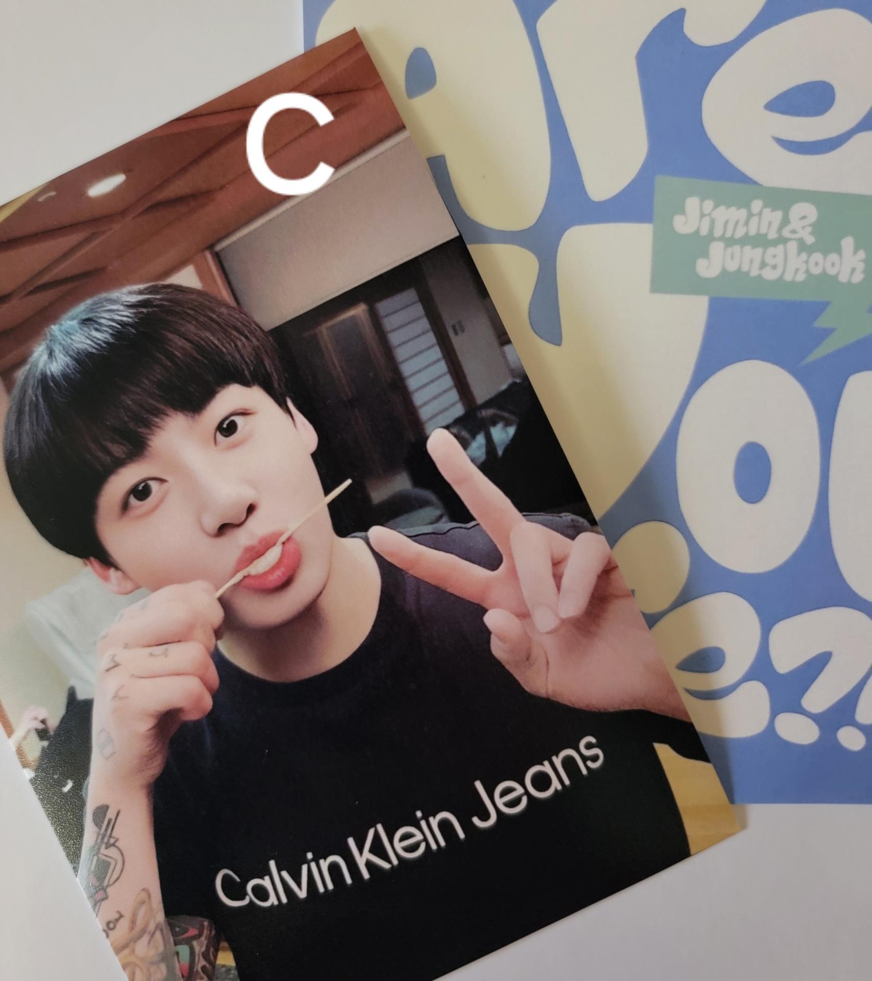 BTS  - Are You Sure - Jimin & Jungkook Postcards