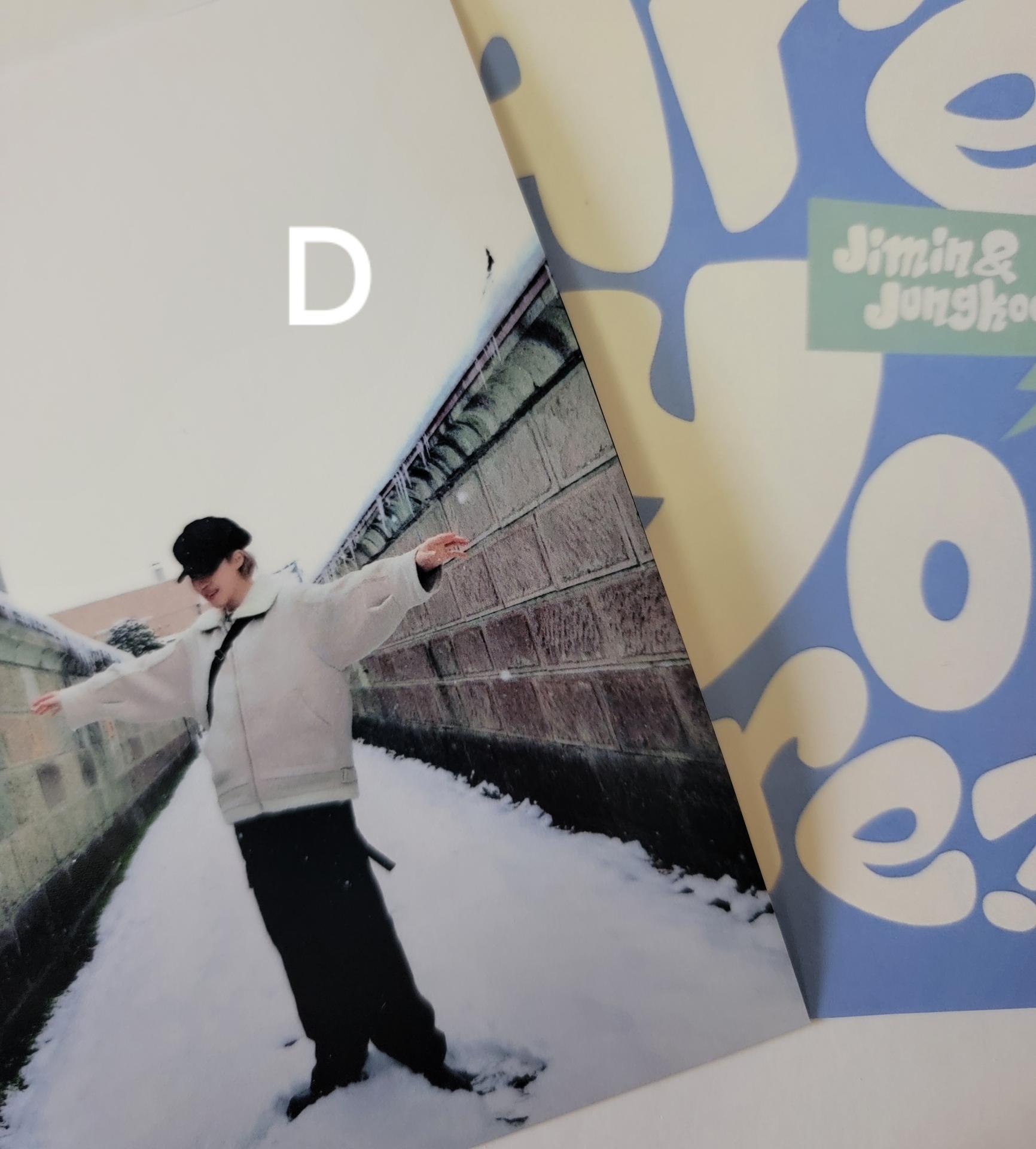 BTS  - Are You Sure - Jimin & Jungkook Postcards